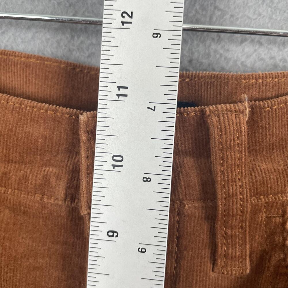 J.CREW Pants Womens 28 Brown Chino Corduroy Straight Leg Stretch Pockets - Picture 10 of 11